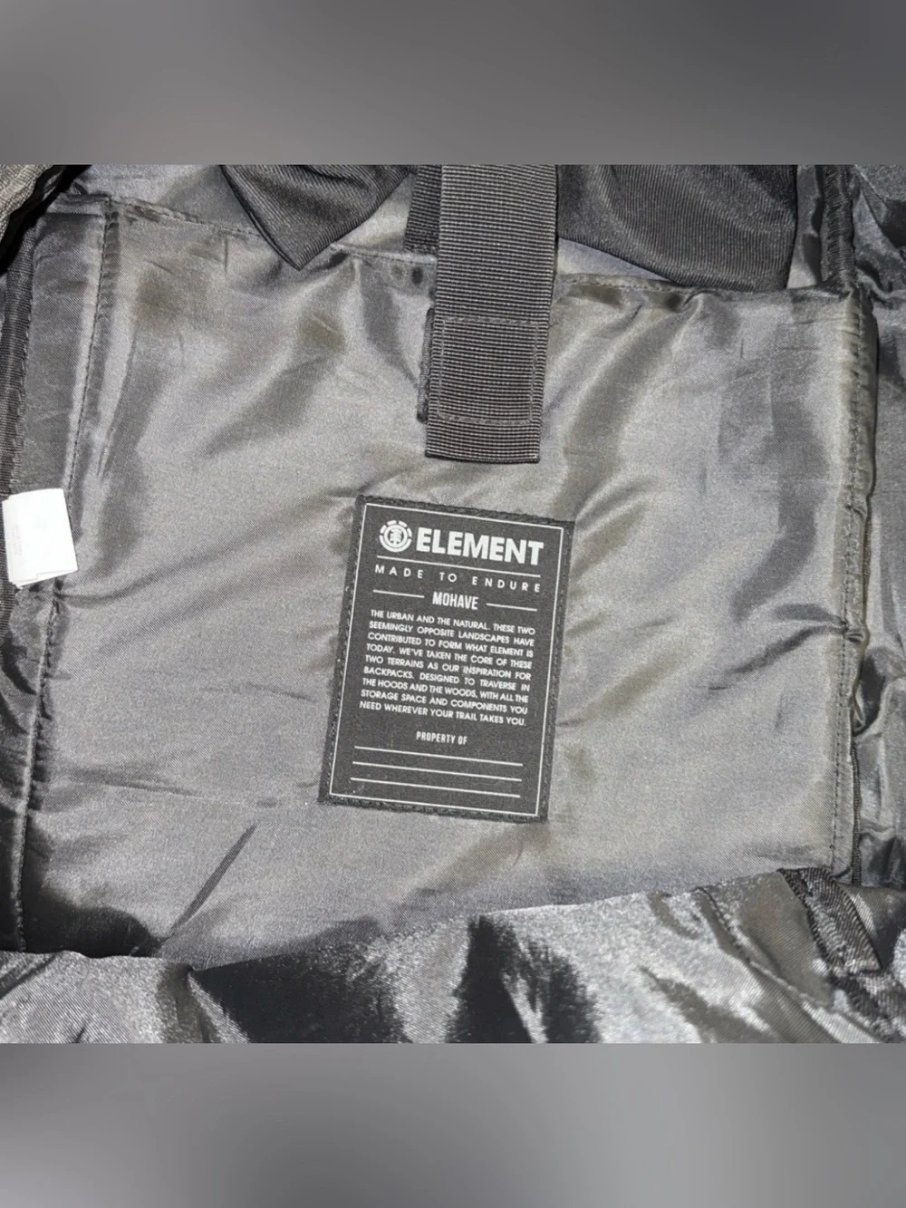 Element Mohave Skateboard Backpack Red Gray Black Skateboard Carrying Bag Vtg.